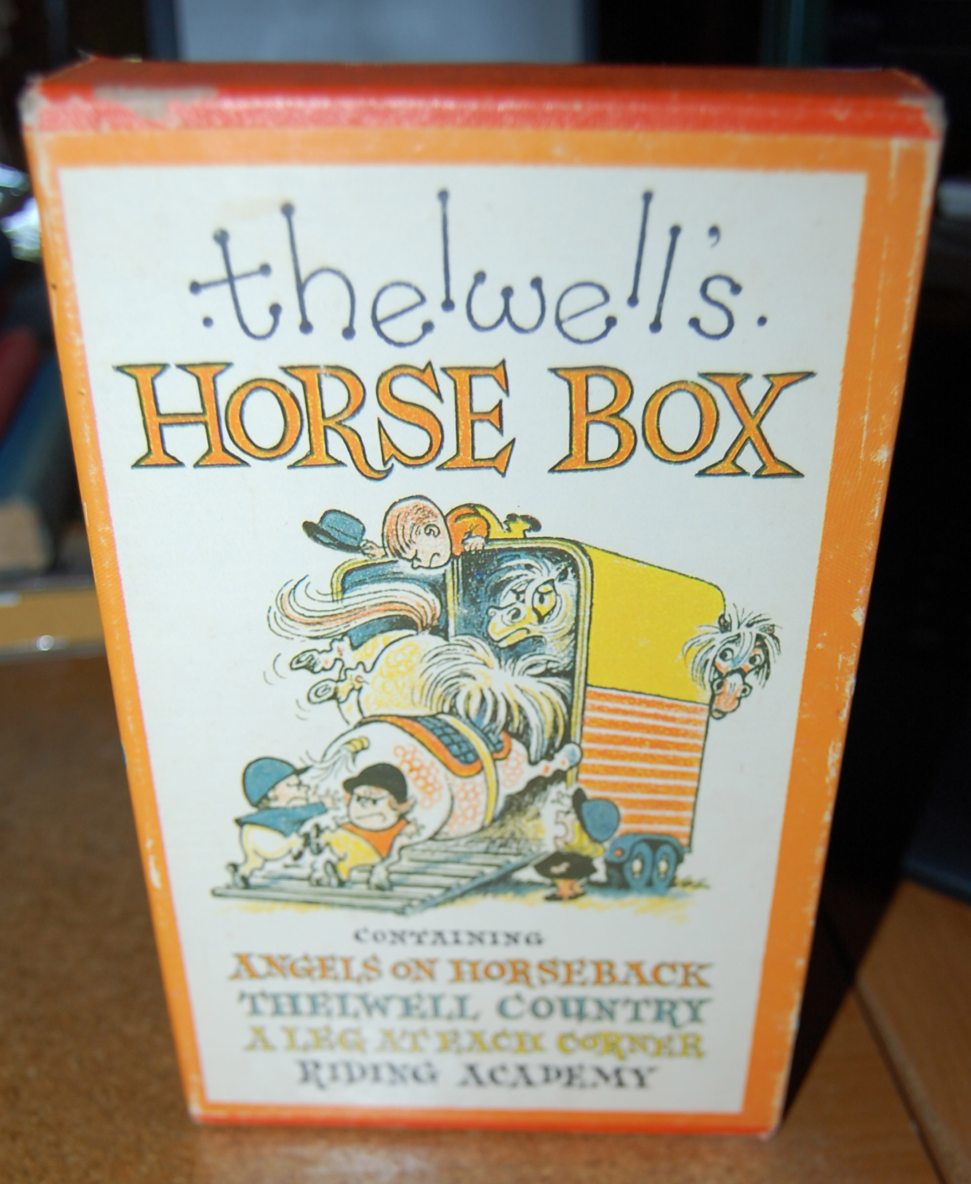 Image for Thelwell's Horse Box: Containing - Angels on Horseback, Thelwell Country, A Leg at Each Corner, Riding Academy by Norman Thelwell (1971-10-03)